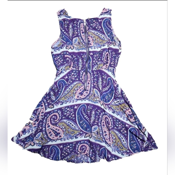 Free People Dress Size 0 XS S Purple Summer Flowy Sundress Easter Boutique - Picture 5 of 5